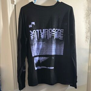 Black and White Long Sleeve Shirt